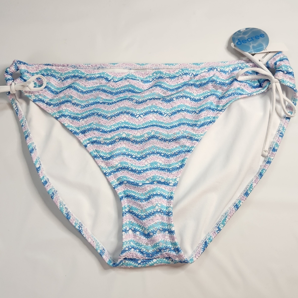 Decree Women Plus Size Multi Chevron Swimsuit Bottoms Size XXL NWT